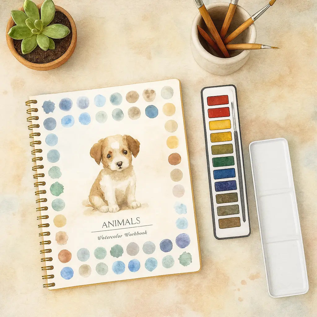 Mindful Watercolor Booklet (Buy 1 Get 1 Free)