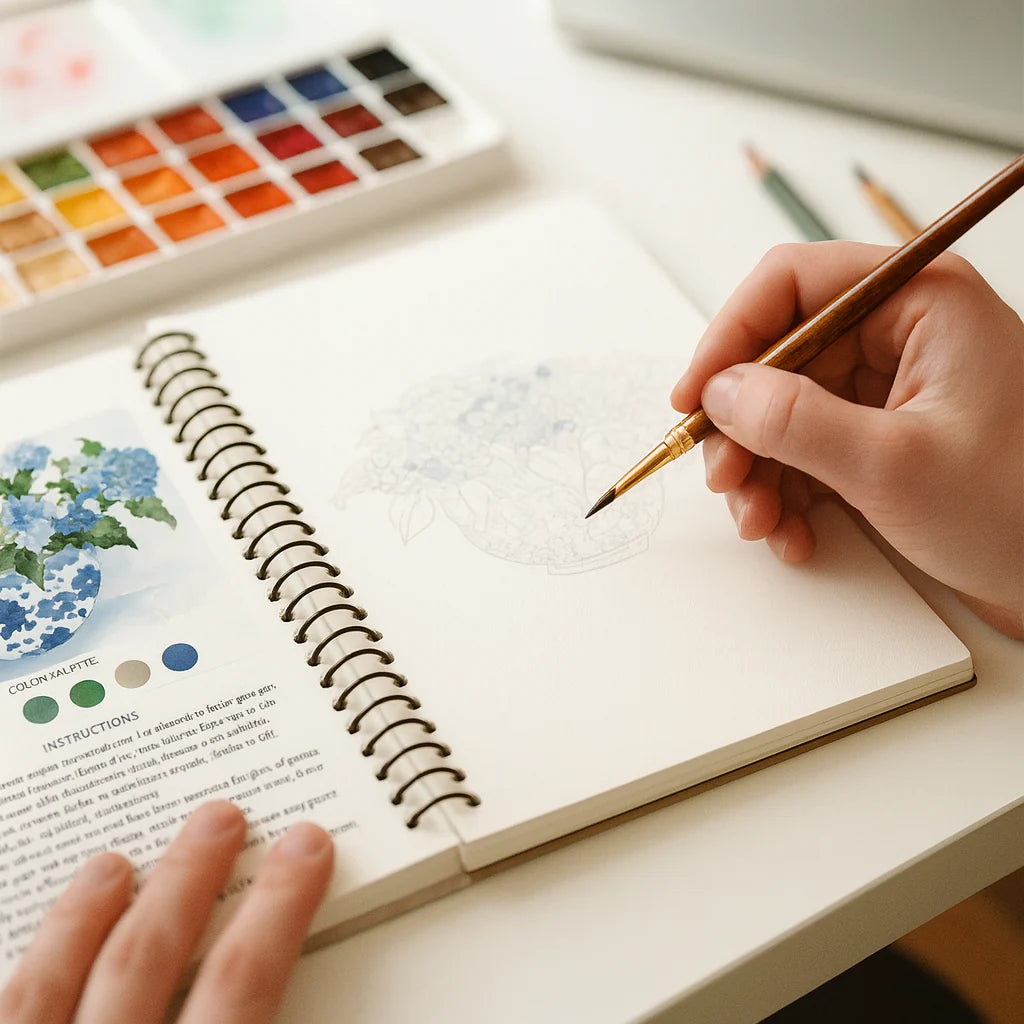 Mindful Watercolor Booklet (Buy 1 Get 1 Free)