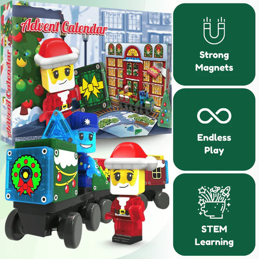 Magnetic Building Tiles Advent Calendar
