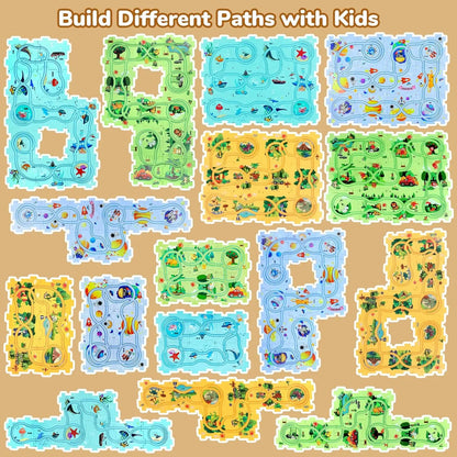 PuzzleRacer Car Track Set