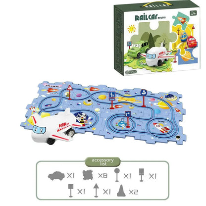PuzzleRacer Car Track Set