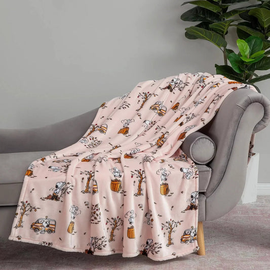 Peanuts Harvest Plush Throw