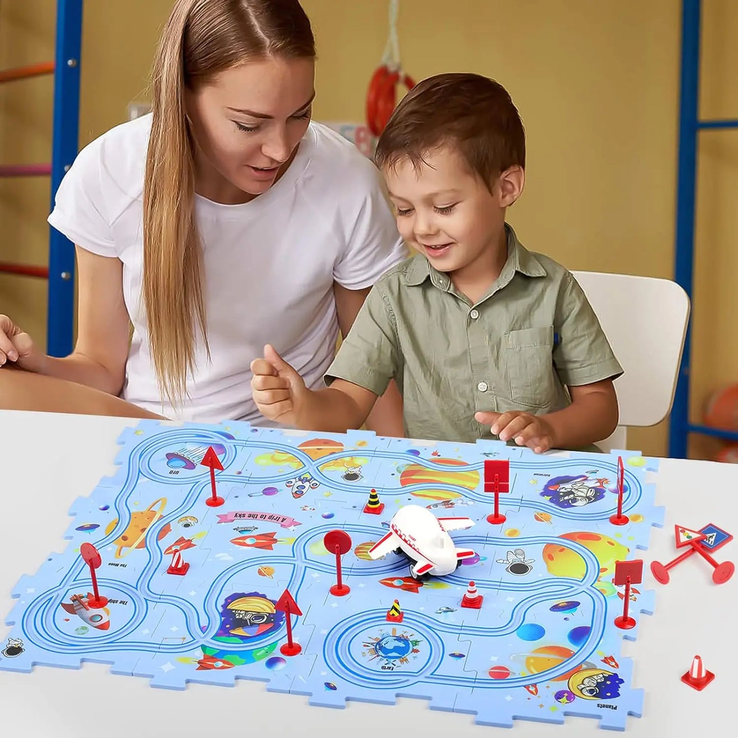 PuzzleRacer Car Track Set