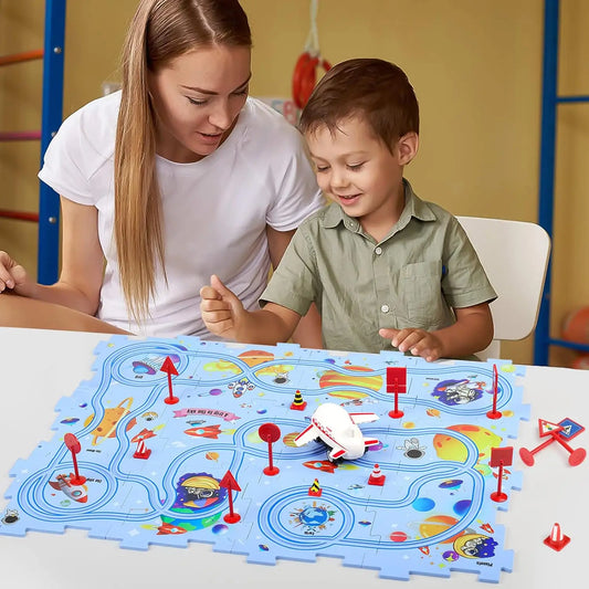 PuzzleRacer Car Track Set