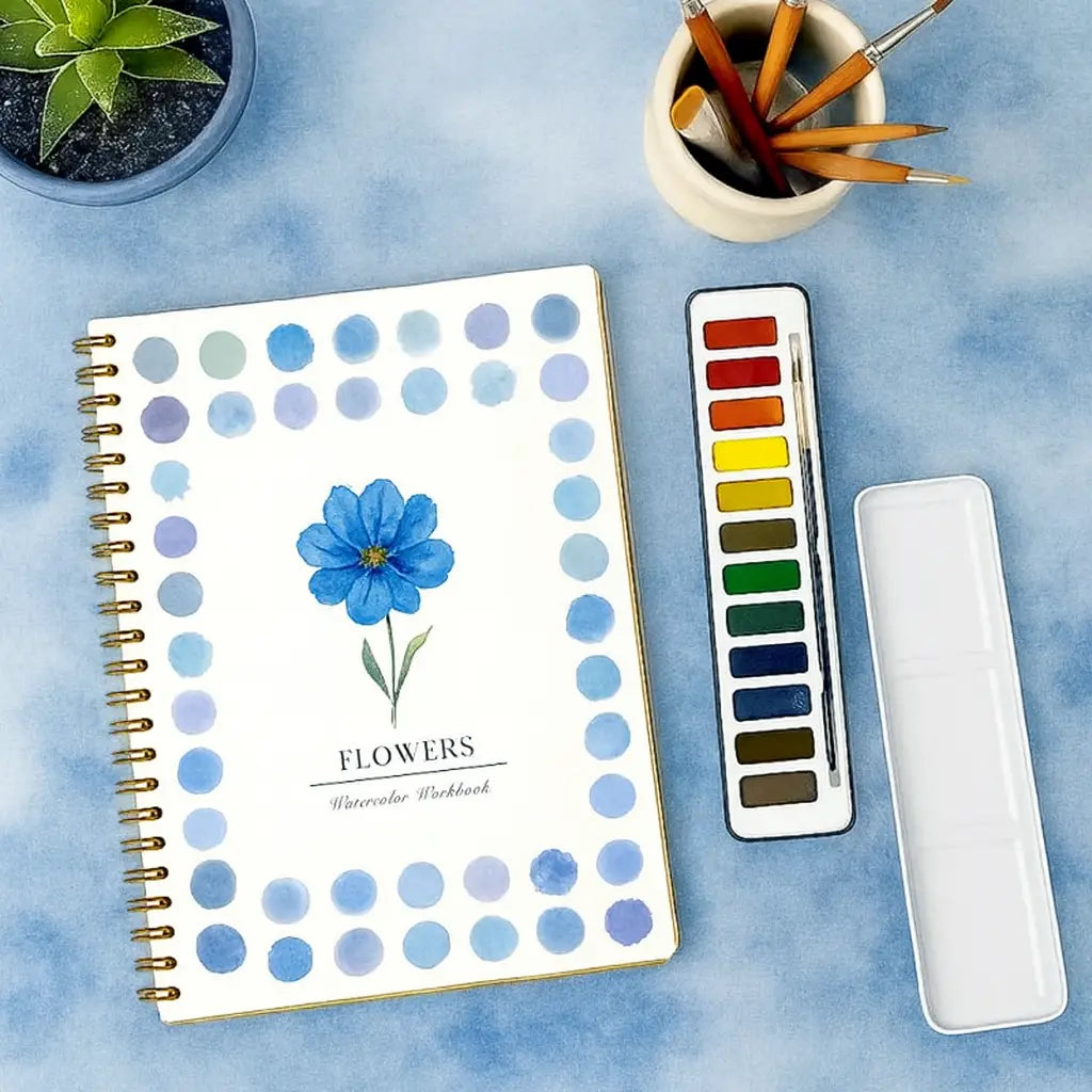 Mindful Watercolor Booklet (Buy 1 Get 1 Free)